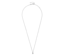 925 Silber Kette Solitär