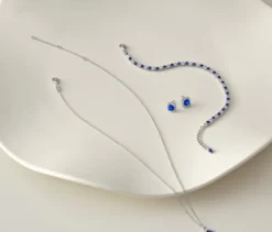 925 Silber Ohrstecker »Royal Blue«