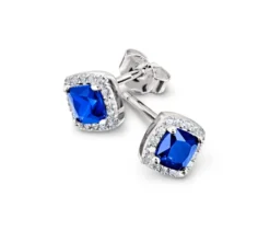 925 Silber Ohrstecker »Royal Blue«