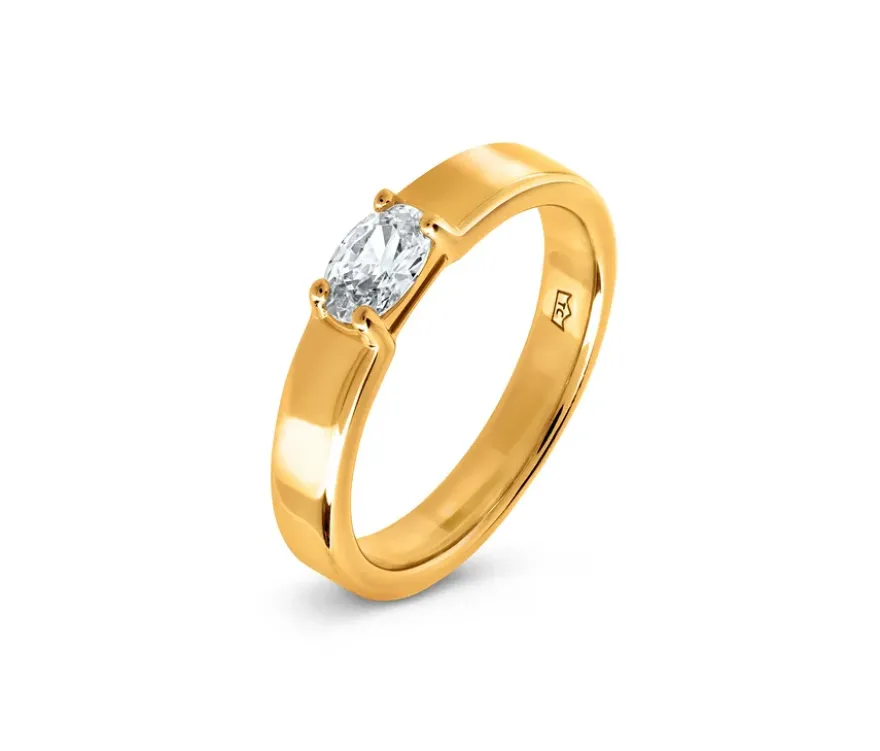 925 Silber Ring »Baguette«