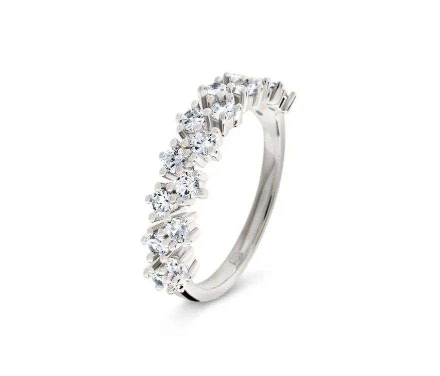 925 Silber Ring »Double Row«
