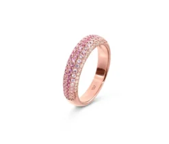 925 Silber Ring pavé