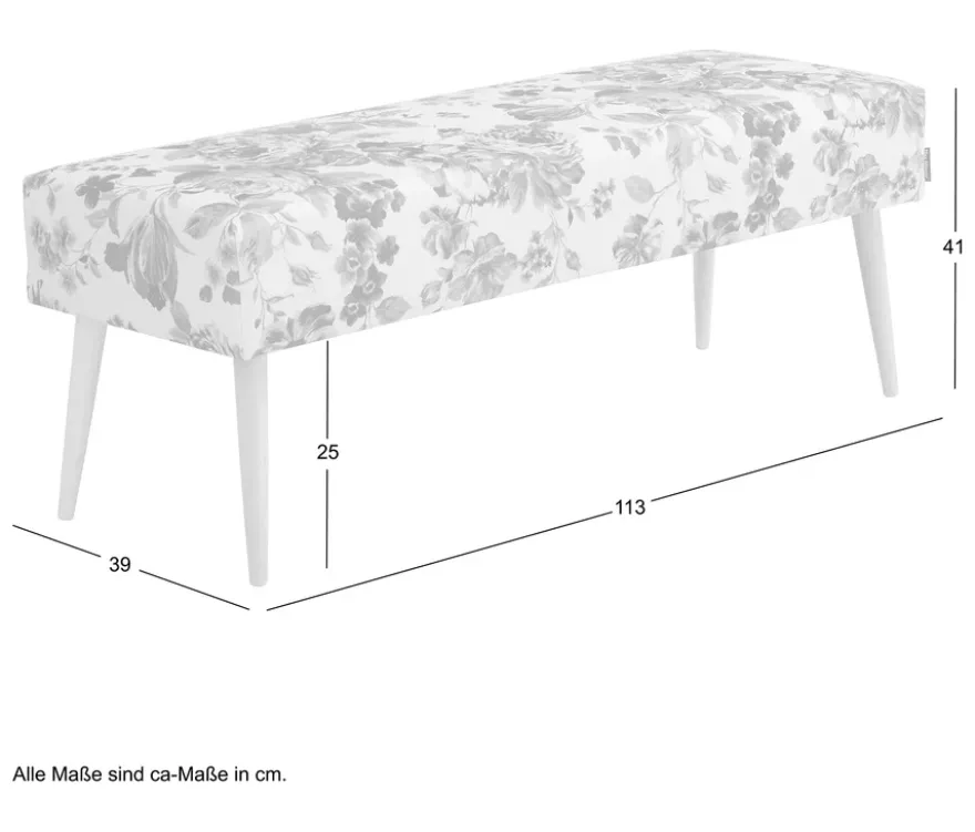 Sitzbank »Sit«, floral beige