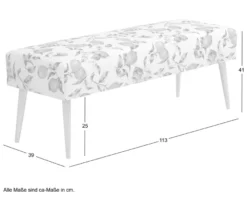 Sitzbank »Sit«, Zitronen-Print