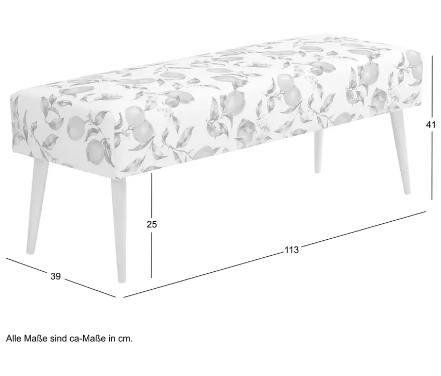 Sitzbank »Sit«, Zitronen-Print