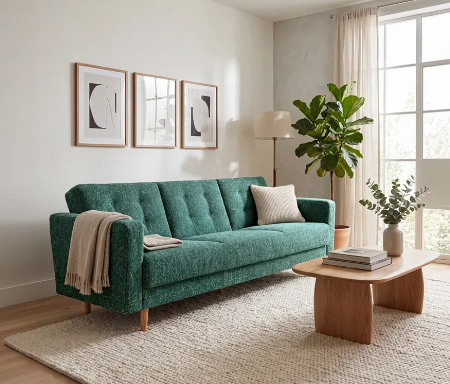 3-Sitzer Schlafsofa »Janny«, grün