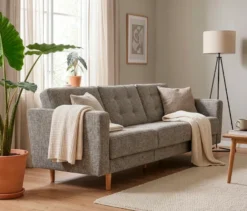 3-Sitzer Schlafsofa »Janny«, taupe