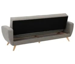 3-Sitzer-Schlafsofa »Justus« in grau meliertem Webstoff
