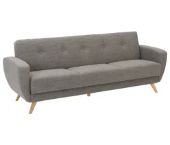 3-Sitzer-Schlafsofa »Justus« in grau meliertem Webstoff