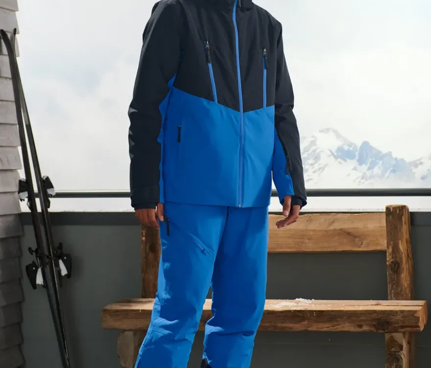Skijacke, blau