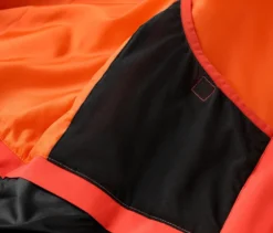 Skijacke, rot-orange