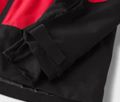 Skijacke, rot-schwarz