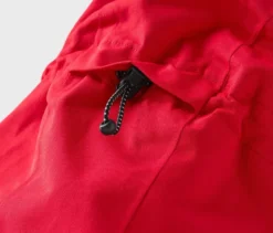 Skijacke, rot-schwarz