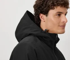 Skijacke, schwarz