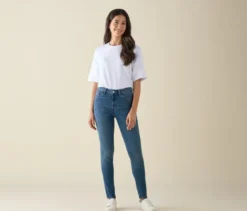 Skinny Jeans – Fit »Hanna«, mid blue