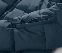 Ski-Steppjacke, dunkelblau
