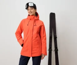 Ski-und-Snowboardjacke, orange