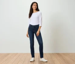 Slim-Jeans – Fit »Emma«, dark blue denim