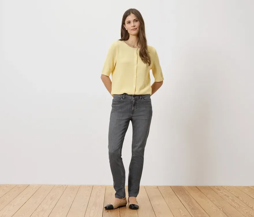 Slim Jeans ‒ Fit »Emma«, grey denim