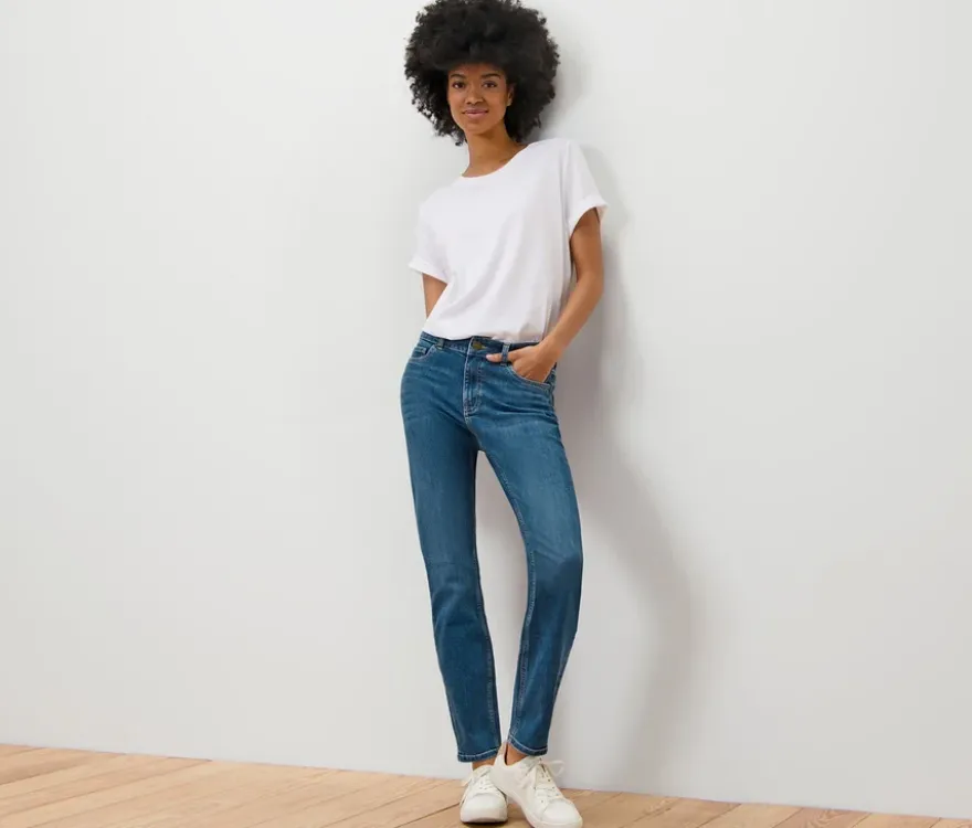 Slim Jeans – Fit »Emma«, mid blue