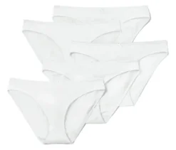 5 Slips, weiß