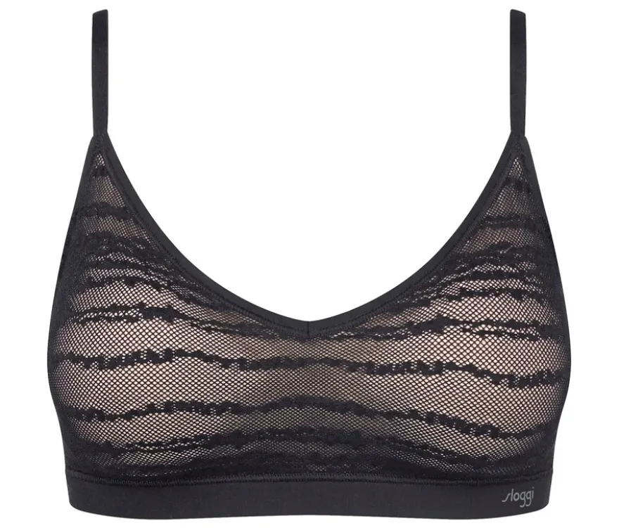sloggi FREE Evolve PU Lace BH, black