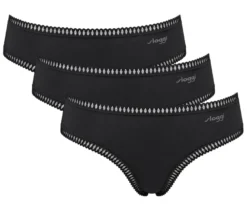 sloggi GO Crush 3P Hipster, black