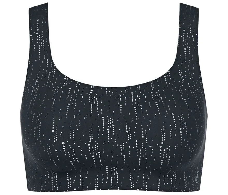sloggi ZERO Feel 2.0 Festive Top, black aop