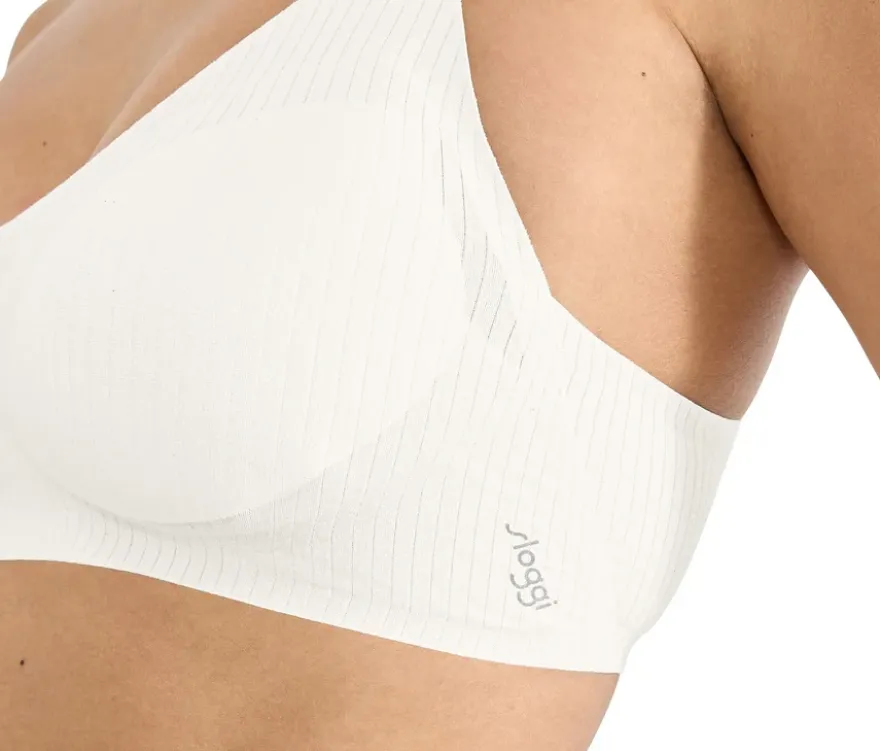 sloggi ZERO Feel Pure Soft bra, silk white