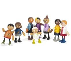 small foot Biegepuppen-Familie mit Baby