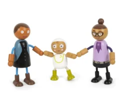 small foot Biegepuppen-Familie mit Baby
