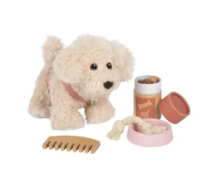 small foot Plüschhund mit Tasche und Pflege-Set