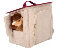 small foot Spielset Pferd mit Stalll, hellbraun