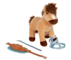 small foot Spielset Pferd mit Stalll, hellbraun