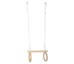 small foot Trapez mit Turnringen aus Holz