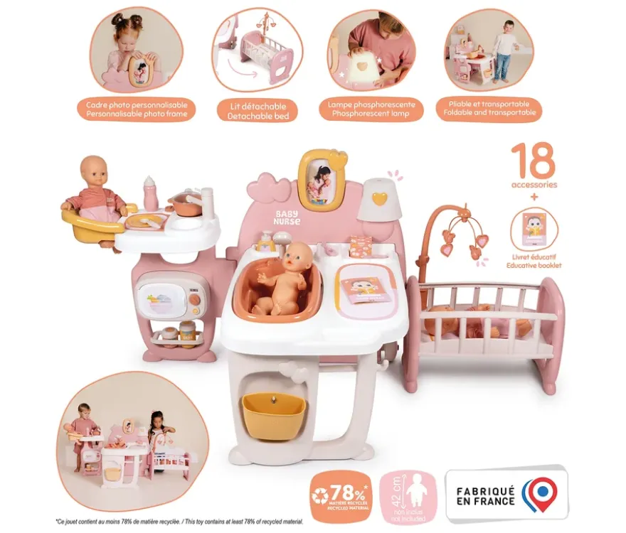 Smoby Baby Nurse Puppen-Spielcenter