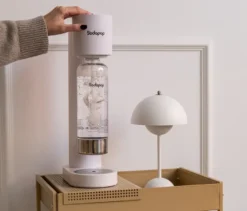 Sodapop Wassersprudler Cooper Pro, inkl. 5 Flaschen, weiß