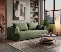 Sofa 2,5-Sitzer mit Auszugsbett »DreamAble«, dunkelgrün