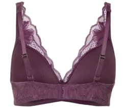 Softschalen-BH, aubergine