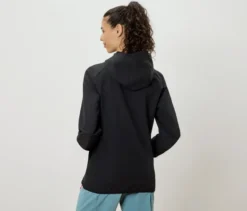 Softshelljacke, schwarz