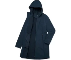 Softshellmantel, navy