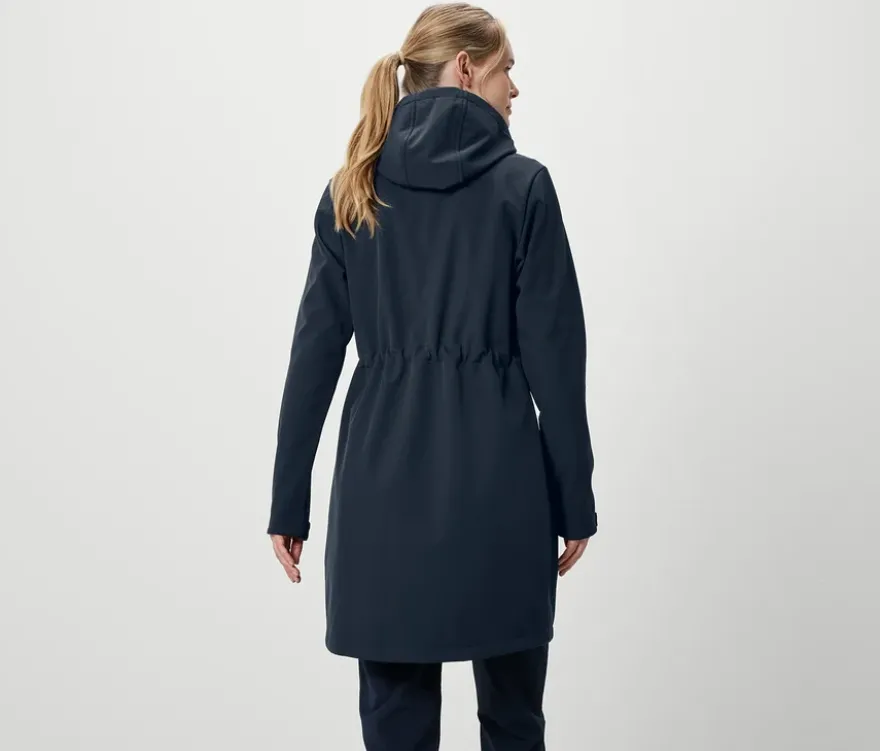 Softshellmantel, navy