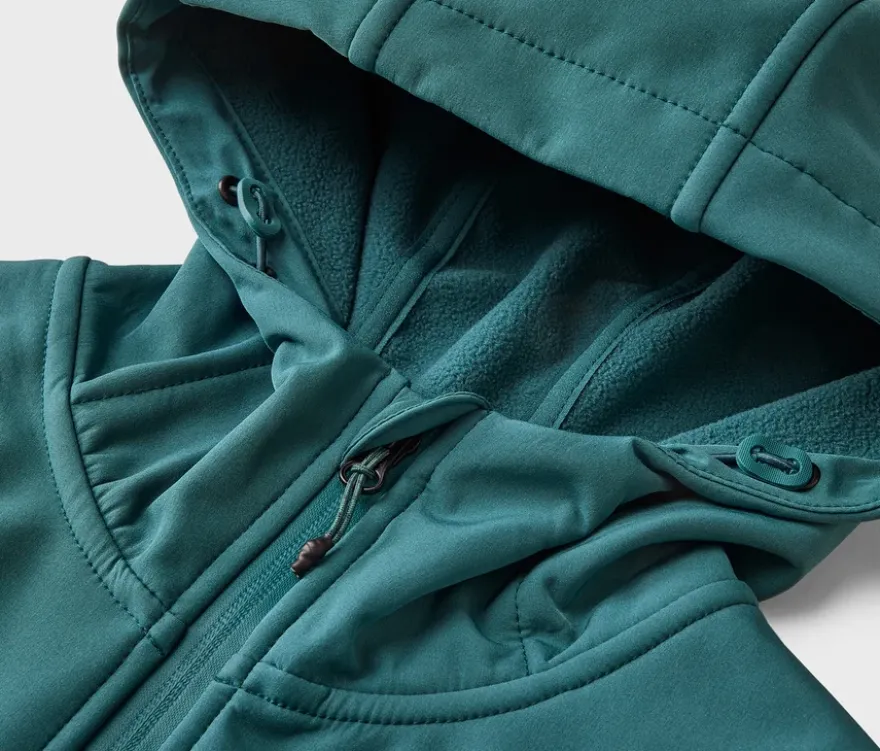 Softshellmantel, petrol