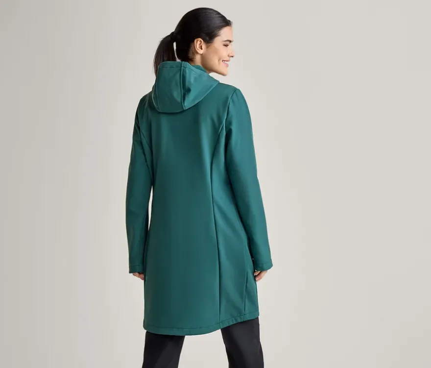 Softshellmantel, petrol
