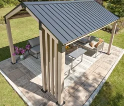 Sojag Pavillon mit Stahldach