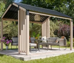 Sojag Pavillon mit Stahldach