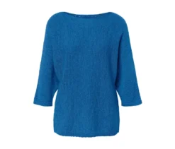 Sommerlicher Strickpullover aus Bändchengarn