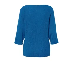 Sommerlicher Strickpullover aus Bändchengarn