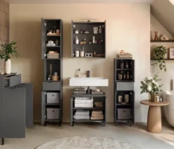 Spiegelschrank »Arcena«, graphit