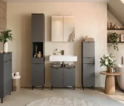 Spiegelschrank »Arcena«, graphit